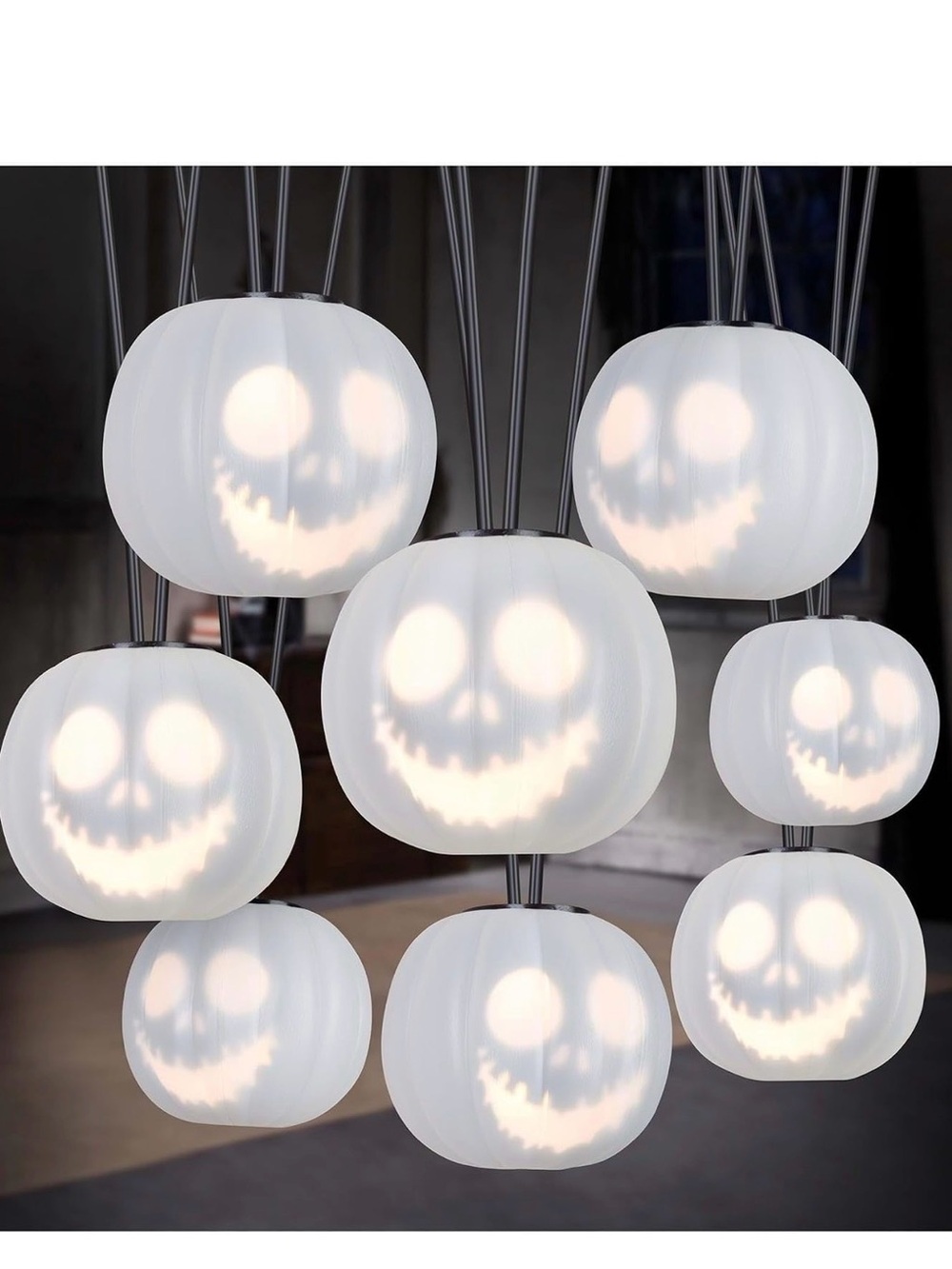 Gemmy Nightmare Before Christmas Jack Skellington Musical String Light Halloween